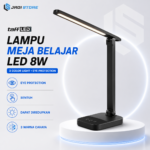 TaffLED Lampu Meja Belajar LED Hitam Eye Protection USB Model 8W 3 Color T302 Lampu Belajar Lampu Tidur Lampu Baca Lampu Meja Lipat 3 Warna Pelindung Mata Sentuh Dapat Diredupkan LED Kamar Tidur Membaca USB Lampu Meja