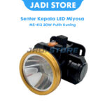 Miyosa Senter Kepala 30W MS-413 Baterai Lithium 2000mAh Body Aluminium Headlamp LED Cahaya Putih Kuning Super Terang Jarak Jauh Anti Air Waterproof Untuk Menyelam Memancing Berburu Outdoor Camping Mendaki Gunung Awet Ringan Kuat Kualitas Premium (salin)