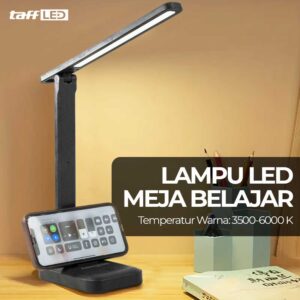 TaffLED Lampu Meja Belajar LED Hitam Eye Protection USB Model 8W 3 Color T302 Lampu Belajar Lampu Tidur Lampu Baca Lampu Meja Lipat 3 Warna Pelindung Mata Sentuh Dapat Diredupkan LED Kamar Tidur Membaca USB Lampu Meja - Gambar 7