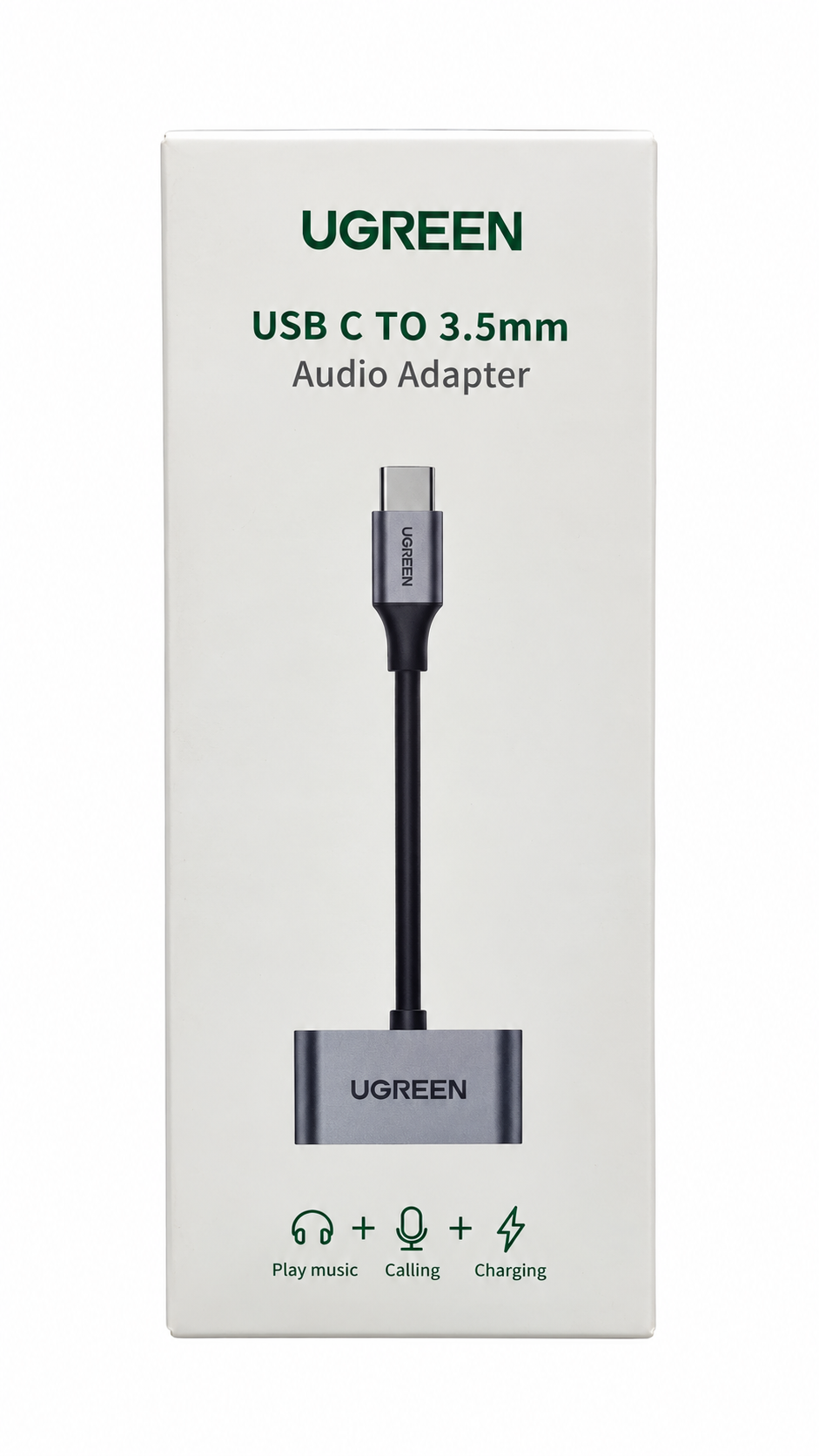 UGREEN 50596 USB C to USB C Audio Adapter 2in1 Jack 3.5mm Non-DAC Converter Splitter Pengisi Daya dan Headset Bersamaan Anti Delay untuk Gaming Musik dan Komunikasi Material Aluminium Premium Plug and Play Portable - Gambar 2