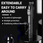 VCT K28 Tongsis Bluetooth Selfie Stick Stabilizer Tripod Smartphone Original - Tongkat Selfie Anti Goyang Shutter Remote Wireless Portable Multifungsi Holder HP Putar 360 Derajat Ringan Kuat Video Vlog Konten Creator TikTok Instagram Youtube Vlog Model K28