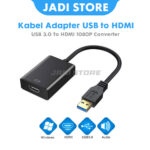 USB 3.0 to HDMI Adapter Converter Full HD 1080P - Sambungan Laptop ke Monitor Proyektor TV HDTV - Kabel Konverter USB ke HDMI External Video Card Display - Alat Presentasi Meeting Kerja Dual Screen Support Windows 7 8 10 11 Not Support Macbook Apple