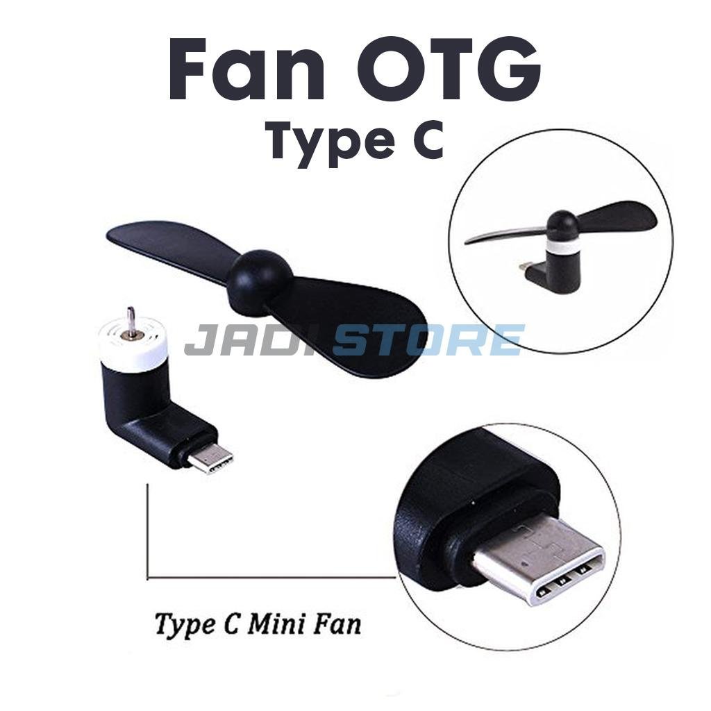 Kipas Angin Android OTG Type C Portable Mini Fan Smartphone Tablet Powerbank - Kipas HP Kecil Pendingin Portable Travel Handy Fan Fleksibel Suara Halus Angin Kencang Praktis Ringan - Aksesoris Smartphone Android Pendingin Gadget Travel Gadget Berkualitas - Gambar 2