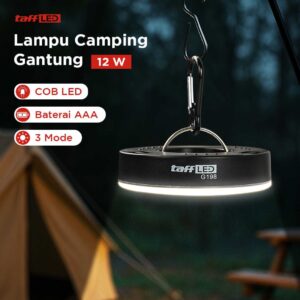 TAFFLED Lampu LED Camping Tenda Waterproof G198 Lampu Emergency COB Outdoor Senter Gantung Portable Lampu Darurat Mati Lampu Baterai AAA Super Terang Anti Air Kuat Awet untuk Mendaki Gunung Mancing Jualan Malam Pasar Kaget Harga Murah - Gambar 10