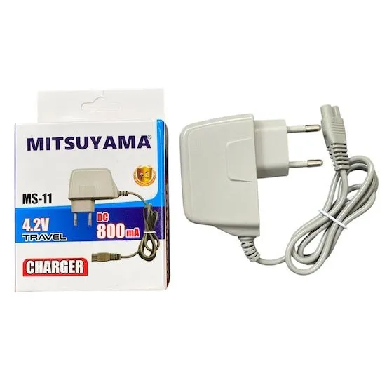 MITSUYAMA MS-11 Adaptor Charger Senter Kepala Jack Lubang Angka 8 - Casan Headlamp LED Universal 4.2V 800mA Kompatibel Berbagai Merk Senter Police Swat Dan Lampu Kepala Portable Awet Dan Aman Jadi Store - Gambar 3