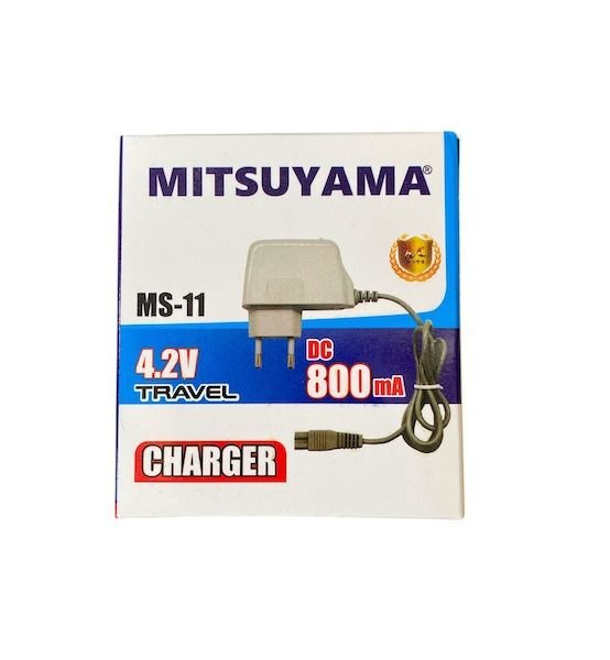 MITSUYAMA MS-11 Adaptor Charger Senter Kepala Jack Lubang Angka 8 - Casan Headlamp LED Universal 4.2V 800mA Kompatibel Berbagai Merk Senter Police Swat Dan Lampu Kepala Portable Awet Dan Aman Jadi Store - Gambar 2