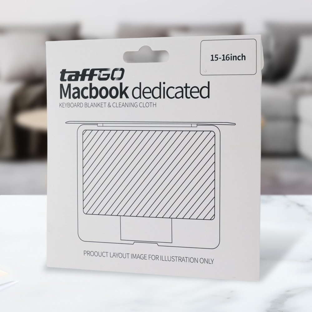 TaffGO Kain Keyboard Laptop 15 16 Inch Cover Microfiber Penutup Keyboard MacBook Notebook Kain Lap Layar Laptop Anti Gores Pelindung Keyboard Dust Cover Cleaning Cloth Lembut untuk Laptop 15 16 Inch - Gambar 9