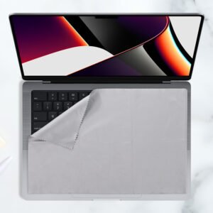 TaffGO Kain Keyboard Laptop 15 16 Inch Cover Microfiber Penutup Keyboard MacBook Notebook Kain Lap Layar Laptop Anti Gores Pelindung Keyboard Dust Cover Cleaning Cloth Lembut untuk Laptop 15 16 Inch - Gambar 7