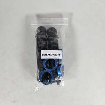 TaffSPORT Grip Gagang Sepeda CL8455 Grip 2PCS Handlebar Universal Anti Slip Stir Sepeda MTB Gunung Bicycle Karet Aluminium Ergonomis 13cm Tutup Setang End Plug untuk Sepeda Gunung Balap - Gambar 8
