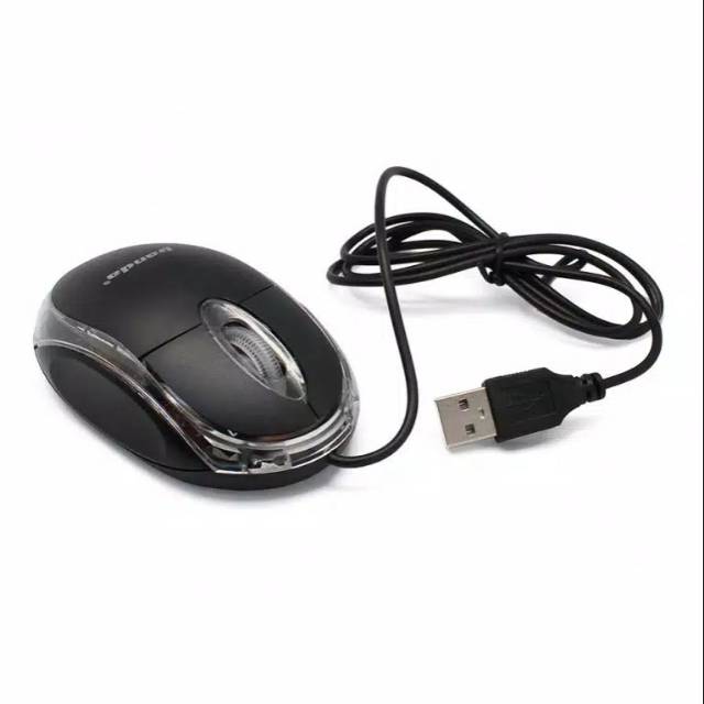 BANDA B100 Mouse USB Optical Original Mouse Komputer Laptop Wired Plug and Play Desain Ergonomis Responsif untuk PC Office Sekolah Warnet Kerja Harian Kabel Tahan Lama Navigasi Presisi - Gambar 2
