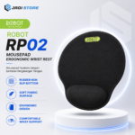 ROBOT RP02 Mousepad Ergonomic Wrist Rest Non Slip Gaming Office Mouse Pad Anti Slip dengan Bantalan Tangan Nyaman untuk Laptop PC Komputer Kerja Gaming Desain Lembut Original