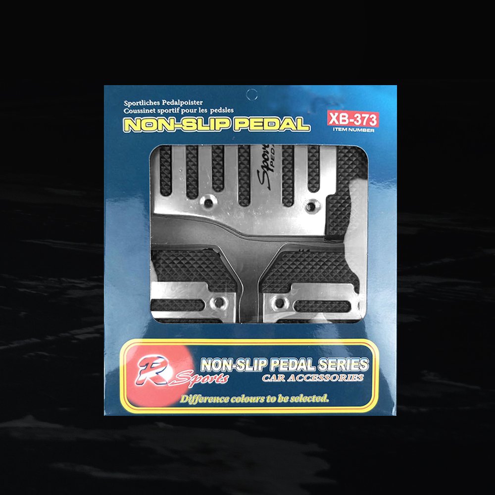 OTOHEROES Cover Pedal Mobil Manual Aluminium Alloy Gas Rem Kopling Universal XB-373 Silver Anti Slip Set Baut untuk Pedal Avanza Ayla L300 Kendaraan Manual Pengganti Pedal Lama Rusak Nyaman Digunakan - Gambar 9