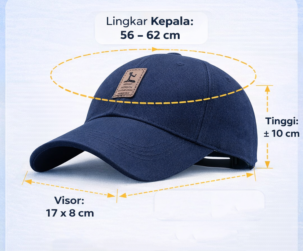 Rhodey EDIKO Topi Baseball Cap RB68 Long Visor Logo Golf Topi Pria Wanita Adjustable Fashion Outdoor Casual Sport Desain Modern Nyaman Dipakai Bahan Ringan Pelindung Matahari untuk Harian dan Traveling - Gambar 9