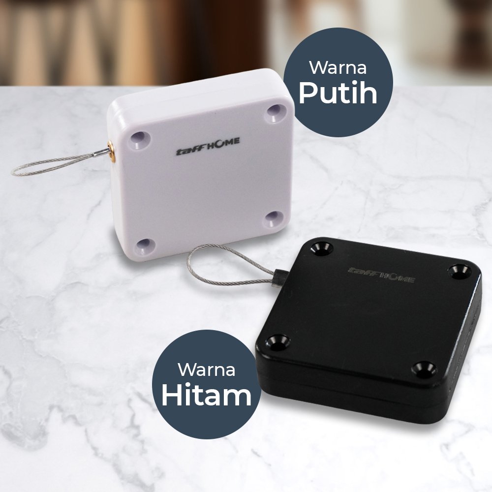 TaffHOME MO-206 Tutup Pintu Otomatis Automatic Door Closer 800g Penutup Pintu Auto Closer Tali Kawat Baja Perekat Tanpa Bor untuk Pintu Rumah Kantor Kamar Ruangan AC Kayu Plastik Metal - Gambar 8