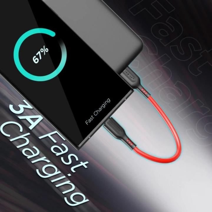 INBOX CP-01 Kabel Data USB A to Type C 20cm Fast Charging 3A Original Short Cable Liquid Silicone TPE Transfer Data 480Mbps untuk Power Bank Charger Smartphone Tablet Perangkat USB Type C - Gambar 5
