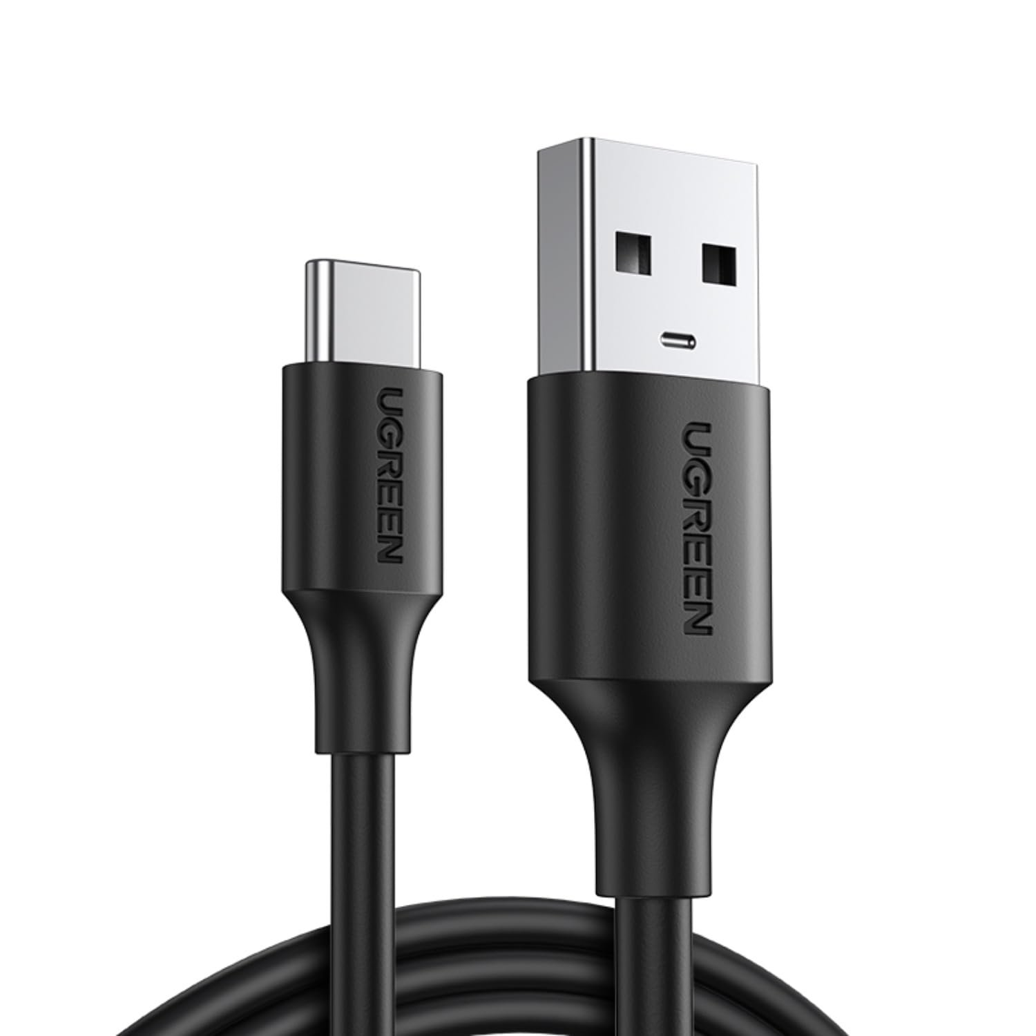 UGREEN Kabel USB A to USB C 2 Meter 3A Fast Charging 18W US287 60118 Kabel Data USB Type C 480Mbps Smart Chip Kabel Charger Android untuk Smartphone Tablet Power Bank Pengisian Daya dan Transfer Data Original - Gambar 2