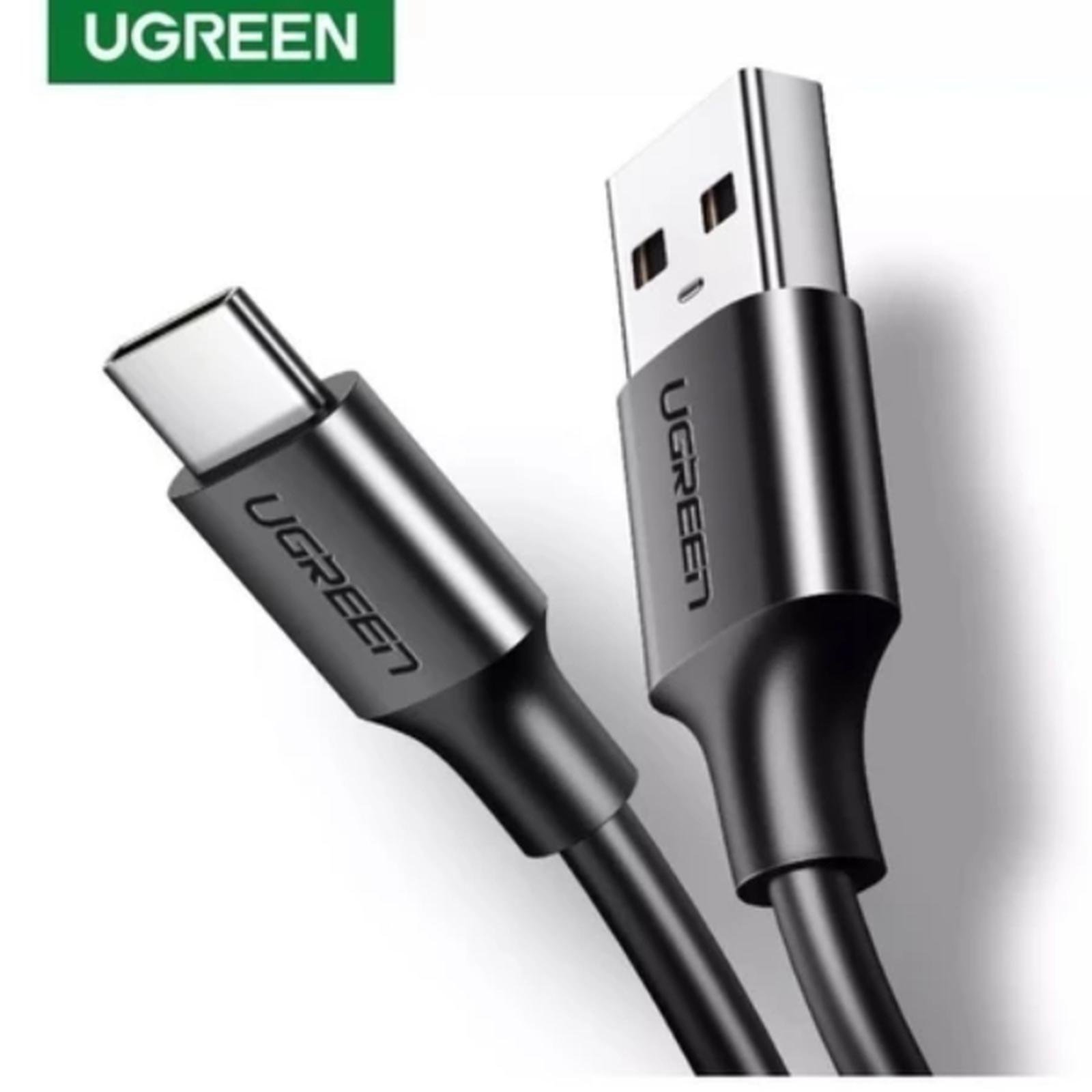 UGREEN Kabel USB A to USB C 2 Meter 3A Fast Charging 18W US287 60118 Kabel Data USB Type C 480Mbps Smart Chip Kabel Charger Android untuk Smartphone Tablet Power Bank Pengisian Daya dan Transfer Data Original - Gambar 3