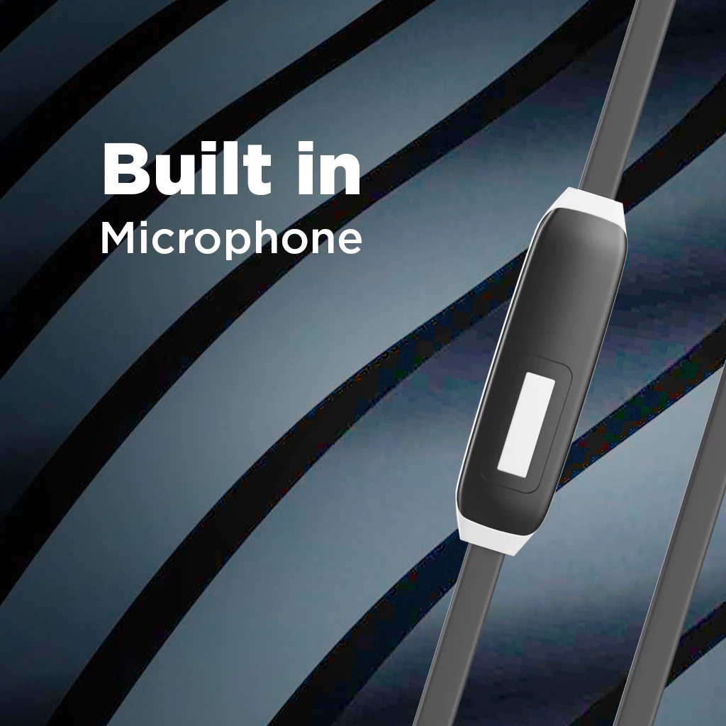 Inbox IK-01 Earphone Wired 3.5mm HD Stereo Super Bass Headset dengan Mikrofon Handsfree Noise Reducing TPE Cable Universal AUX untuk Musik Gaming Panggilan Telepon Warna Biru - Gambar 6