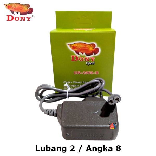 DONY Original Charger Senter Kepala DN-20008 Jack Angka 8 4,2V 1000mA 1A Cas Senter KL-108 KL-198 Adapter Pengisi Daya Senter Kepala dan Senter dengan Jack Angka 8 - Gambar 2