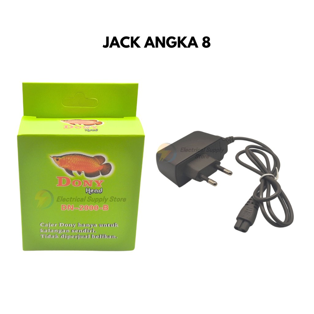 DONY Original Charger Senter Kepala DN-20008 Jack Angka 8 4,2V 1000mA 1A Cas Senter KL-108 KL-198 Adapter Pengisi Daya Senter Kepala dan Senter dengan Jack Angka 8 - Gambar 3