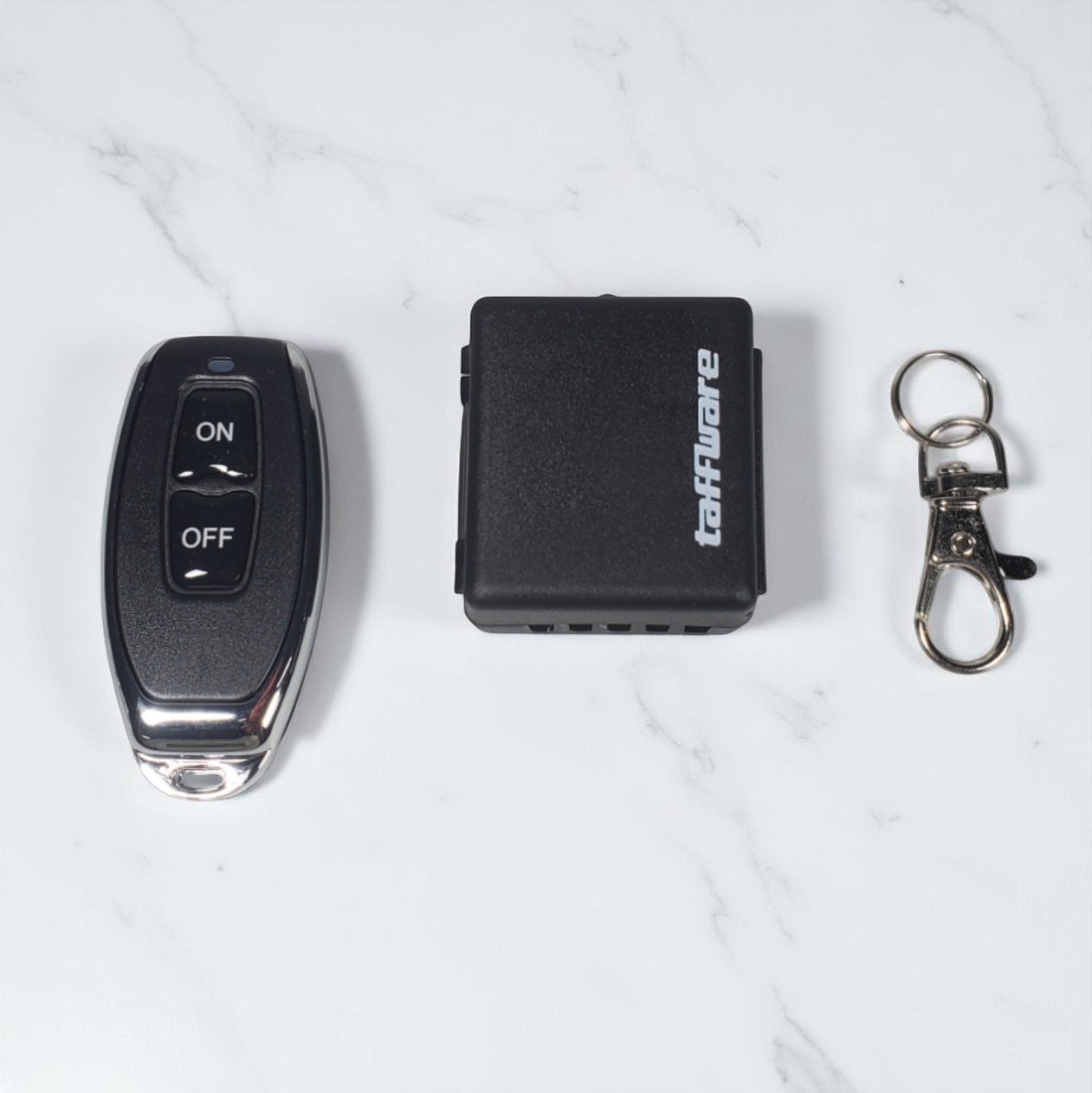 Taffware S43 Wireless Remote Relay 433MHz RF Universal Transmitter Receiver DC 12V dengan Remote Kontrol dan Gantungan Kunci untuk Saklar Jarak Jauh Lampu Pagar Perangkat Elektronik Sensitivitas Receiver -108 dBm - Gambar 5