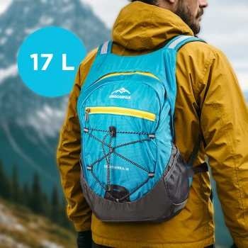 XINGUANHUA Tas Gunung Ransel Lipat Travel Backpack Waterproof 17L - XA94WD Tas Ransel Gunung Kecil Lipat Parasut Backpack Travel Hiking Camping Outdoor Waterproof 17L Tas Backpacker Pria Wanita Anak Tas Lipat Traveling Tas Sepeda Lari Olahraga - Gambar 5