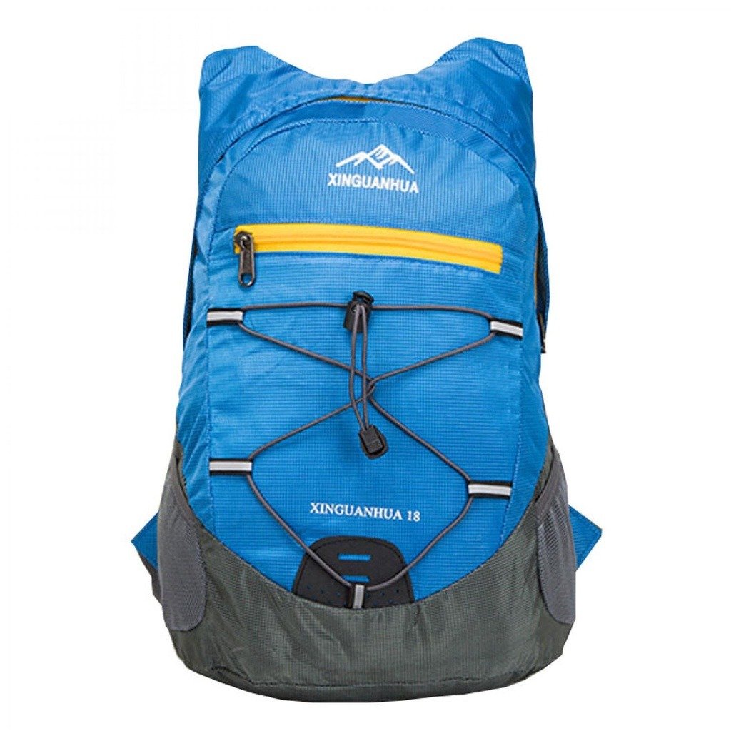 XINGUANHUA Tas Gunung Ransel Lipat Travel Backpack Waterproof 17L - XA94WD Tas Ransel Gunung Kecil Lipat Parasut Backpack Travel Hiking Camping Outdoor Waterproof 17L Tas Backpacker Pria Wanita Anak Tas Lipat Traveling Tas Sepeda Lari Olahraga - Gambar 2