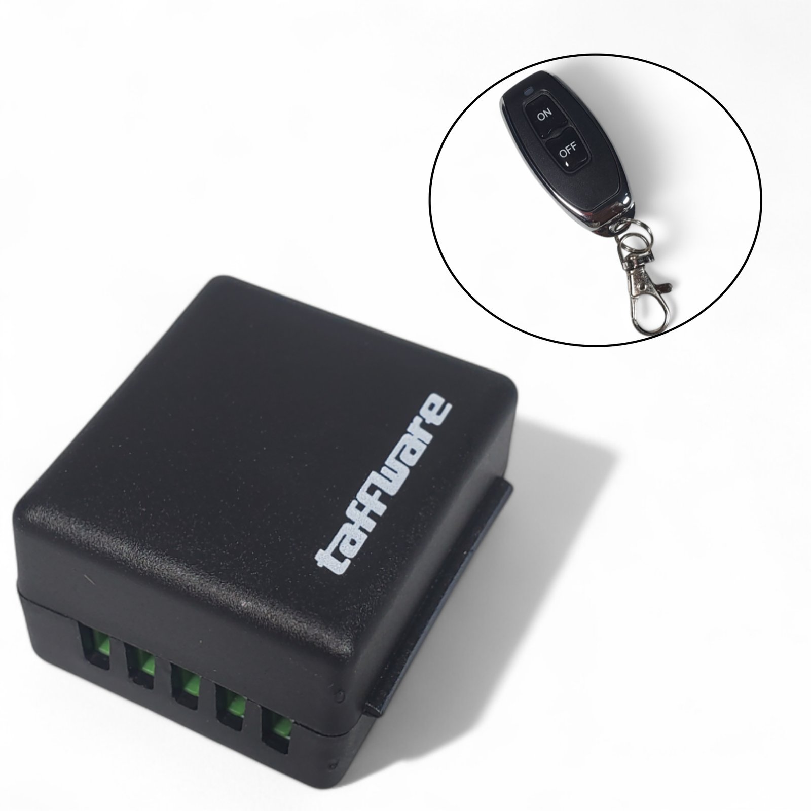 Taffware S43 Wireless Remote Relay 433MHz RF Universal Transmitter Receiver DC 12V dengan Remote Kontrol dan Gantungan Kunci untuk Saklar Jarak Jauh Lampu Pagar Perangkat Elektronik Sensitivitas Receiver -108 dBm - Gambar 4