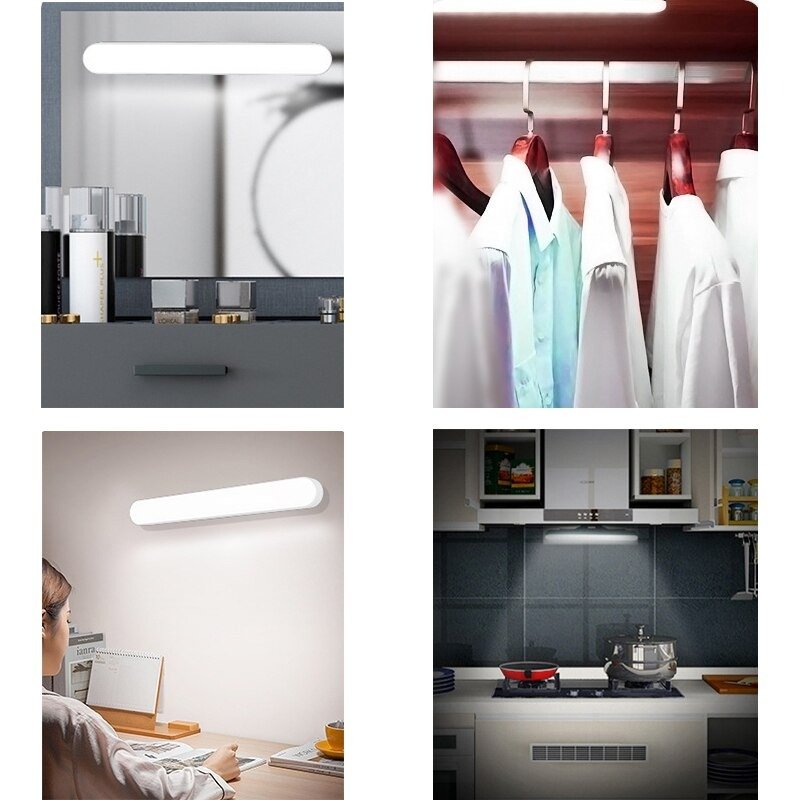 TaffLED SK-CT30C Lampu Tempel Magnetik USB Rechargeable 1200mAh 3W 28 LED Lampu Belajar 3 Warna Cool White Warm White Natural White dengan Holder Magnet Portable untuk Makeup Membaca dan Penerangan Malam - Gambar 5