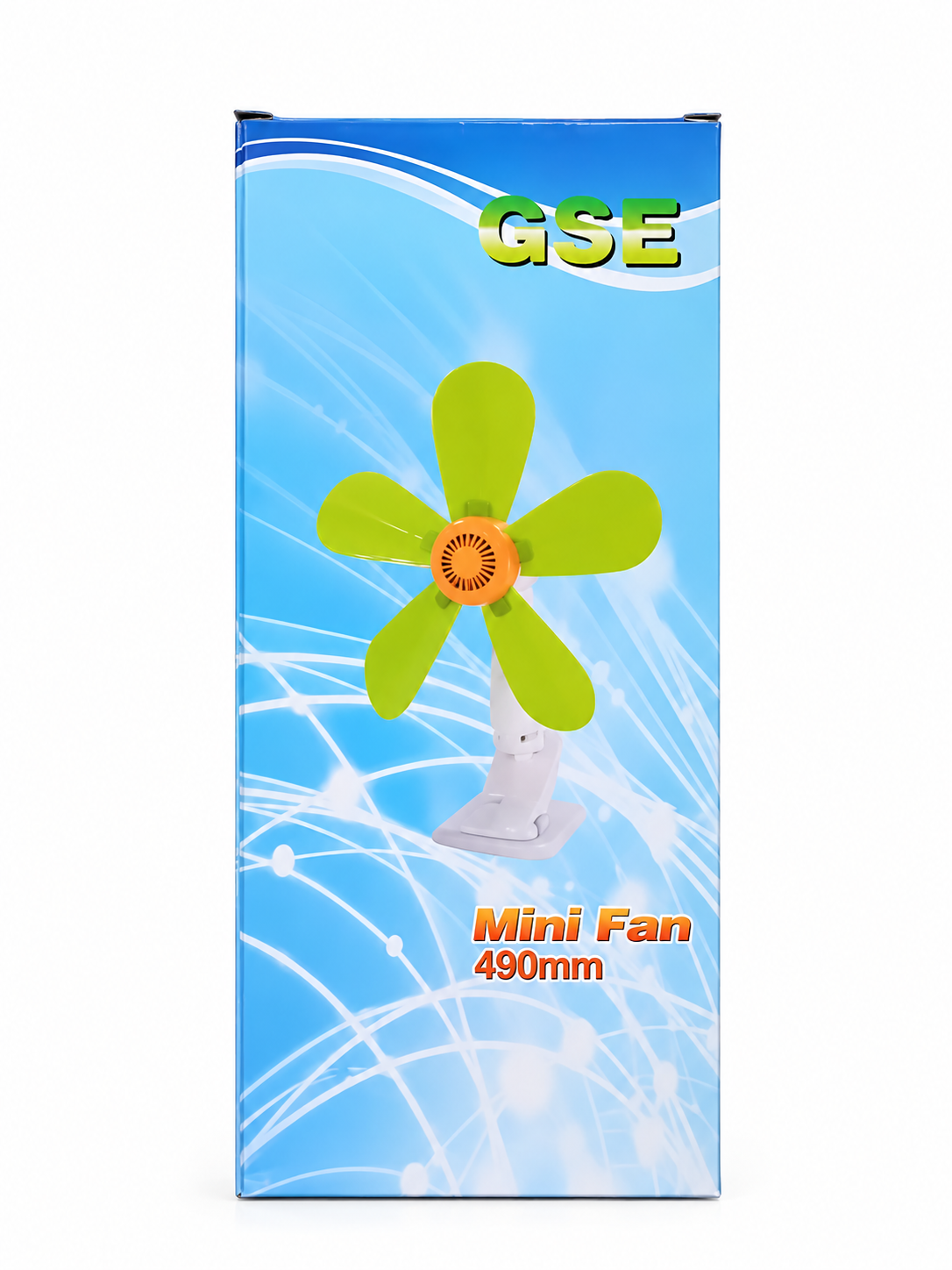 GSE 490 Kipas Angin Jepit 25W Baling-Baling Hijau Daun Clip Fan Wall Fan Kipas Angin Meja dan Dinding 220V dengan Gagang Fleksibel yang Dapat Ditekuk Motor Dua Arah dan Desain Praktis untuk Rumah Kamar Tidur serta Tempat Usaha - Gambar 4