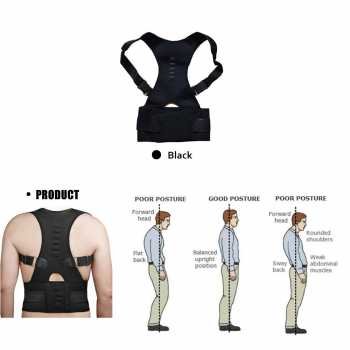 TaffSPORT T025 Korektor Postur Punggung Magnetic Belt Terapi Ukuran L Penyangga Punggung dengan 8 atau 10 Magnet Tali Bahu Adjustable Bahan Katun dan Nilon untuk Membantu Menjaga Postur Tubuh Saat Beraktivitas - Gambar 7
