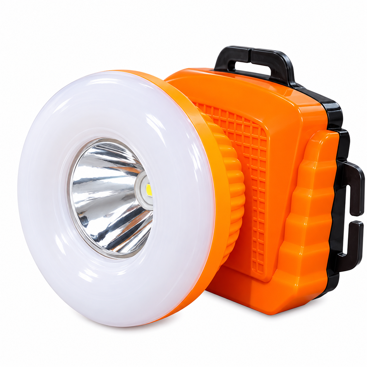 GSE G-522 Senter Kepala LED 5W 12SMD Headlamp Cahaya Putih Kuning Sorot Hingga 500 Meter Lampu Kepala dengan Tali Adjustable Sudut Lampu Bisa Diatur Ringan untuk Camping Memancing Hiking Berburu Servis Kendaraan dan Aktivitas Outdoor Baterai 3AA - Gambar 2
