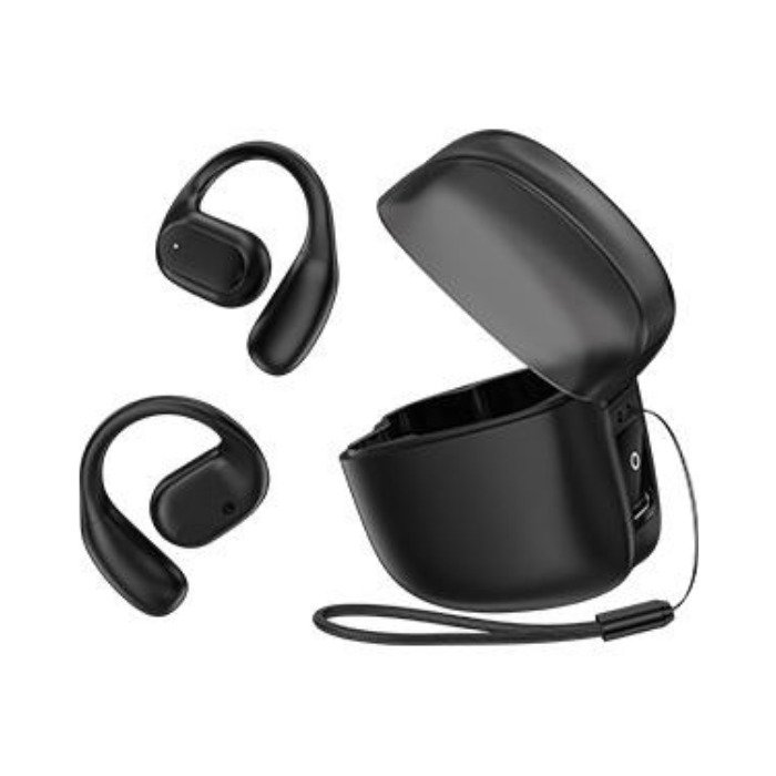 ROBOT Comfo M2 Earphone Bluetooth 6.0 Wireless TWS Sport ENC HD Call dengan Driver Dynamic 12mm Charging Case USB Type C Playtime 8 Jam Total 40 Jam dan Jangkauan Koneksi hingga 10 Meter untuk Musik serta Panggilan Telepon Warna Hitam - Gambar 8
