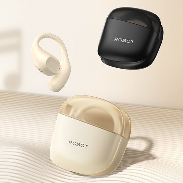 ROBOT Comfo M2 Earphone Bluetooth 6.0 Wireless TWS Sport ENC HD Call dengan Driver Dynamic 12mm Charging Case USB Type C Playtime 8 Jam Total 40 Jam dan Jangkauan Koneksi hingga 10 Meter untuk Musik serta Panggilan Telepon Warna Hitam - Gambar 7