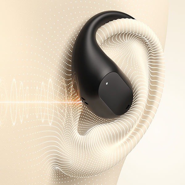 ROBOT Comfo M2 Earphone Bluetooth 6.0 Wireless TWS Sport ENC HD Call dengan Driver Dynamic 12mm Charging Case USB Type C Playtime 8 Jam Total 40 Jam dan Jangkauan Koneksi hingga 10 Meter untuk Musik serta Panggilan Telepon Warna Hitam - Gambar 5