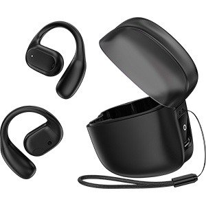 ROBOT Comfo M2 Earphone Bluetooth 6.0 Wireless TWS Sport ENC HD Call dengan Driver Dynamic 12mm Charging Case USB Type C Playtime 8 Jam Total 40 Jam dan Jangkauan Koneksi hingga 10 Meter untuk Musik serta Panggilan Telepon Warna Hitam - Gambar 2