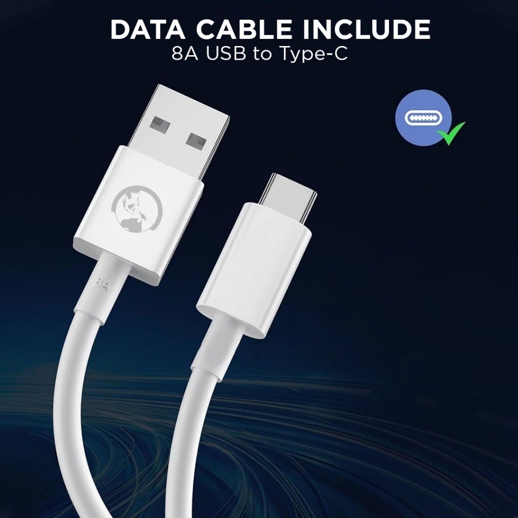 Orime Charger Oppo Super VOOC 80W USB A Fast Charging Original Adaptor Kepala Charger Putih Output Maksimal 80 Watt Input 100-240V 1.2A 50-60Hz Pengisi Daya Cepat untuk Smartphone yang Kompatibel dengan Teknologi VOOC - Gambar 3