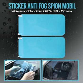 MOVEO Sticker Anti Fog Kaca Mobil Waterproof Clear Film 2 PCS 350x160mm 17877 Lapisan Nano dan PET Pelindung Kaca Spion Anti Air untuk Membantu Menjaga Pandangan Saat Hujan Dilengkapi 2 Wipes untuk Berbagai Jenis Mobil - Gambar 3