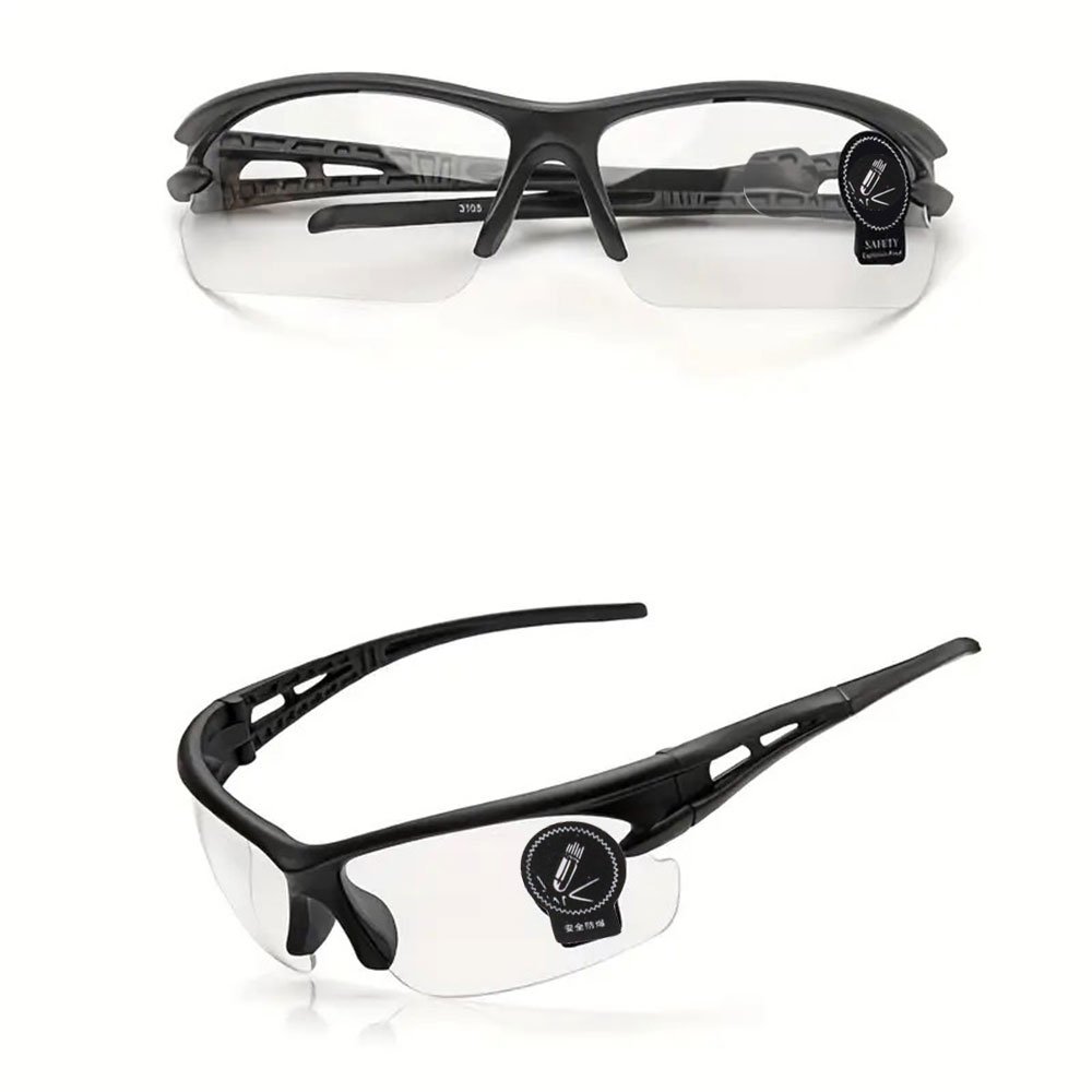 TaffSPORT HAOGHIMENG Kacamata Sepeda 3015 Lensa Mercury Cycling Sport Kacamata Olahraga Outdoor dengan Frame Plastik Ringan dan Kokoh Desain Sporty Futuristik untuk Bersepeda Berkendara Lari dan Aktivitas Outdoor - Gambar 4