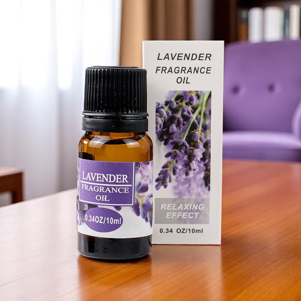 Taffware HUMI RHJY Pure Essential Oil Lavender 10ml Minyak Aromaterapi Pewangi Ruangan untuk Diffuser dan Humidifier Aroma Floral Herbal Green Woody dengan Pemakaian Hemat Beberapa Tetes untuk Rumah Kamar Ruang Kerja - Gambar 2
